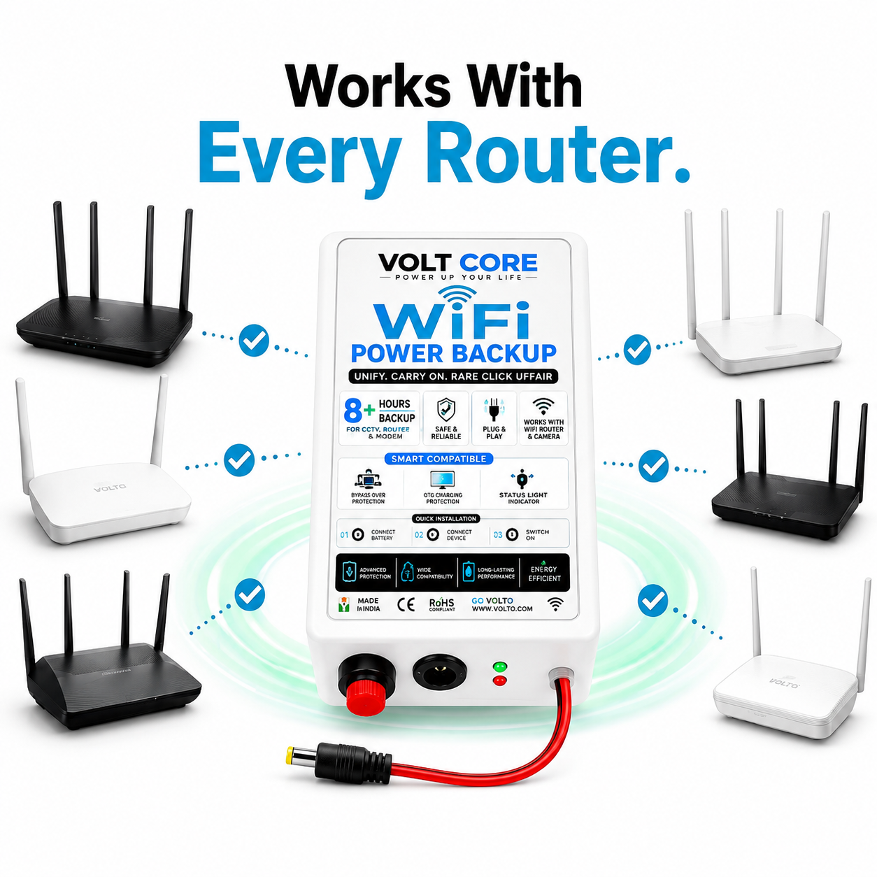 WIFI Router mini UPS - VOLT CORE1