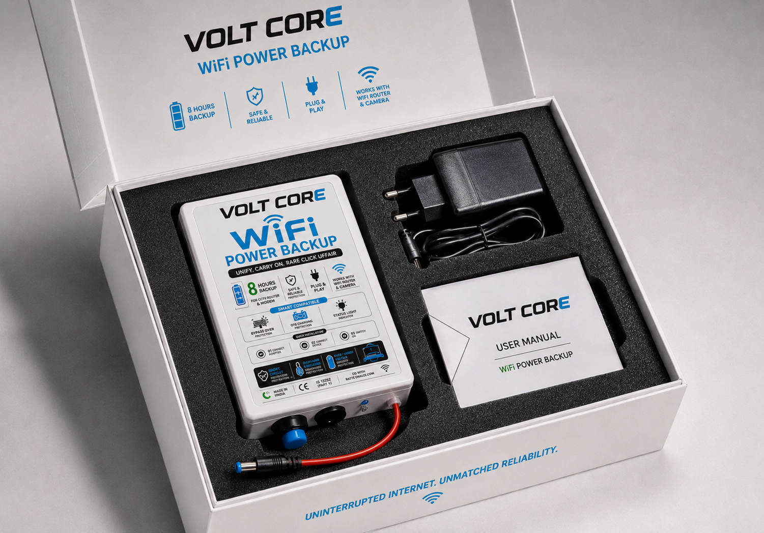 WIFI Router mini UPS - VOLT CORE1