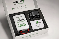 VOLTO WiFi Router mini UPS — 4, 8 & 12 Hour Backup | USB Fast Charging
