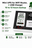Image of VOLTO WiFi Router mini UPS — 4, 8 & 12 Hour Backup | USB Fast Charging